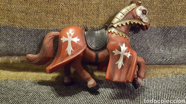 Figuras de goma y PVC: Figura pvc Caballo medieval simba - Foto 2