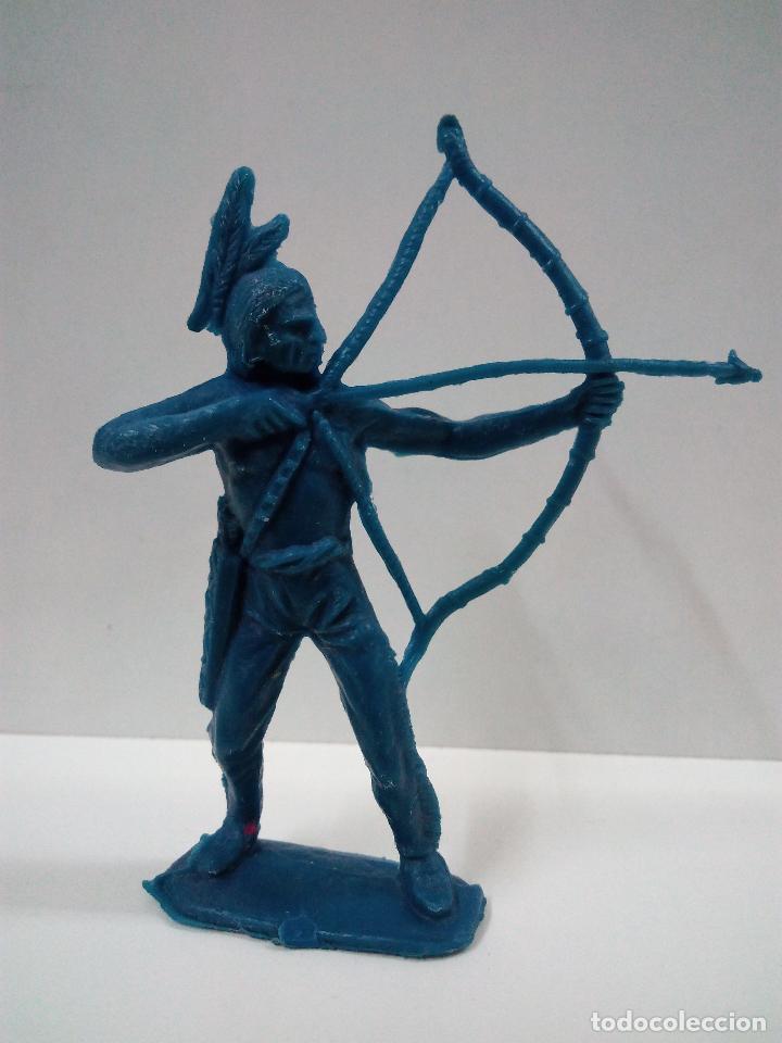 Figuras de goma y PVC: GUERRERO INDIO . MONOCOLOR - Foto 1