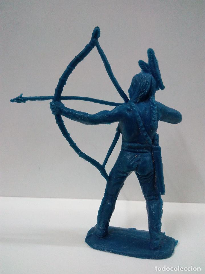 Figuras de goma y PVC: GUERRERO INDIO . MONOCOLOR - Foto 2
