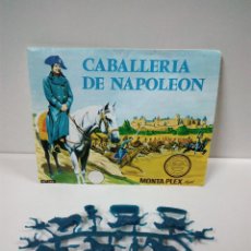 Figuras de Goma y PVC: SOBRE ABIERTO DE MONTAPLEX CABALLERIA DE NAPOLEON CON UNA COLADA. Lote 70099973