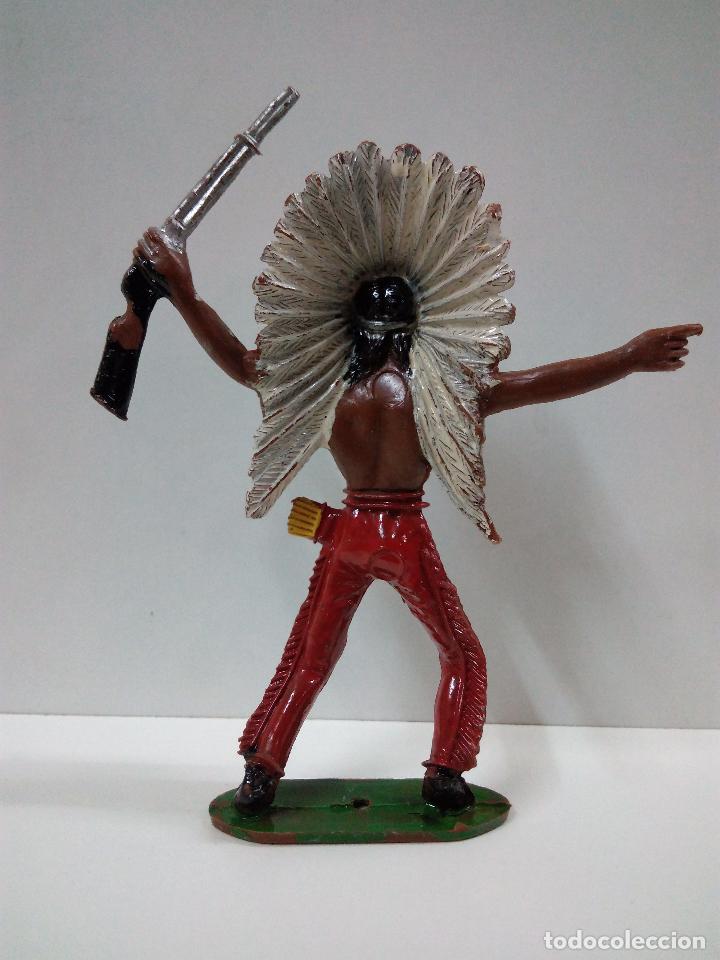 Figuras de goma y PVC: JEFE INDIO . COMANSI - Foto 2