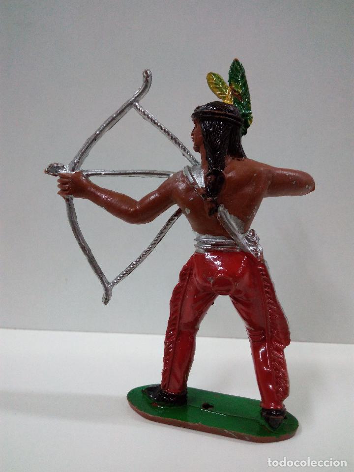 Figuras de goma y PVC: GUERRERO INDIO CON ARCO . COMANSI - Foto 2