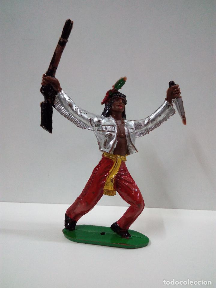 Figuras de goma y PVC: GUERRERO INDIO . COMANSI - Foto 1