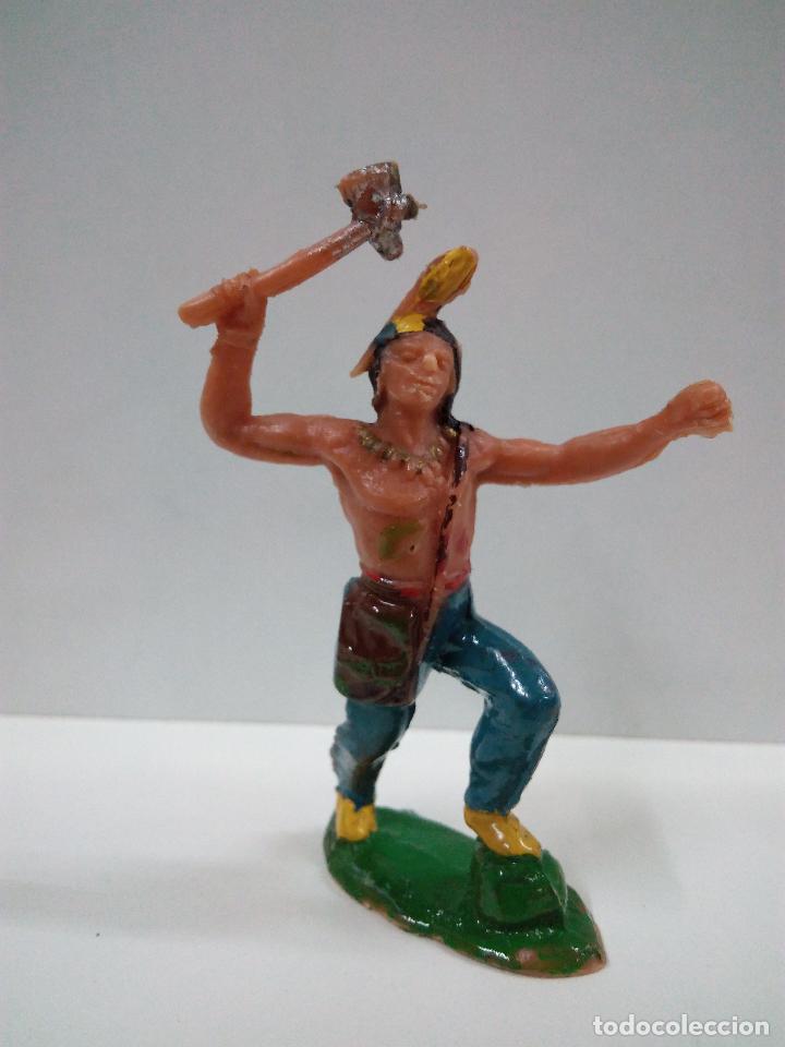 Figuras de goma y PVC: GUERRERO INDIO . JECSAN - Foto 1