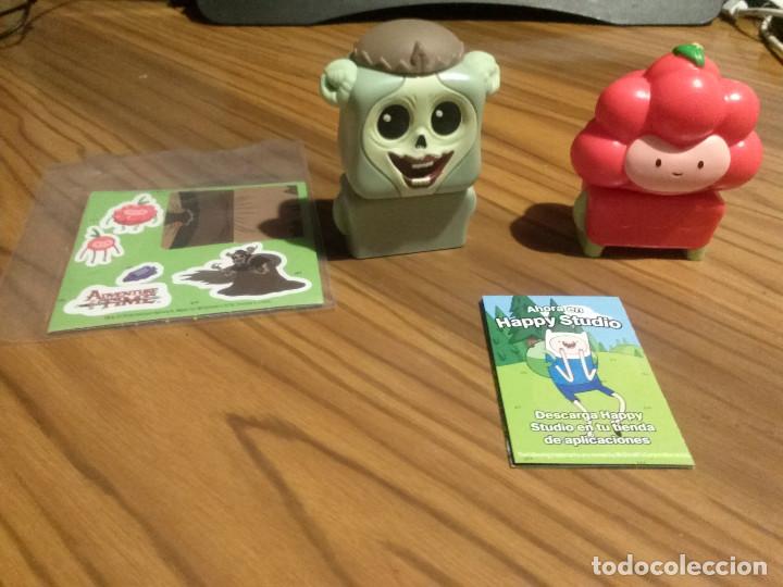 Gummi- und PVC-Figuren: HORA DE AVENTURAS. 2 FIGURAS: PRINCESA FRAMBUESA Y EL LICH. MCDONALD&acute;S. BUEN ESTADO. RAROS