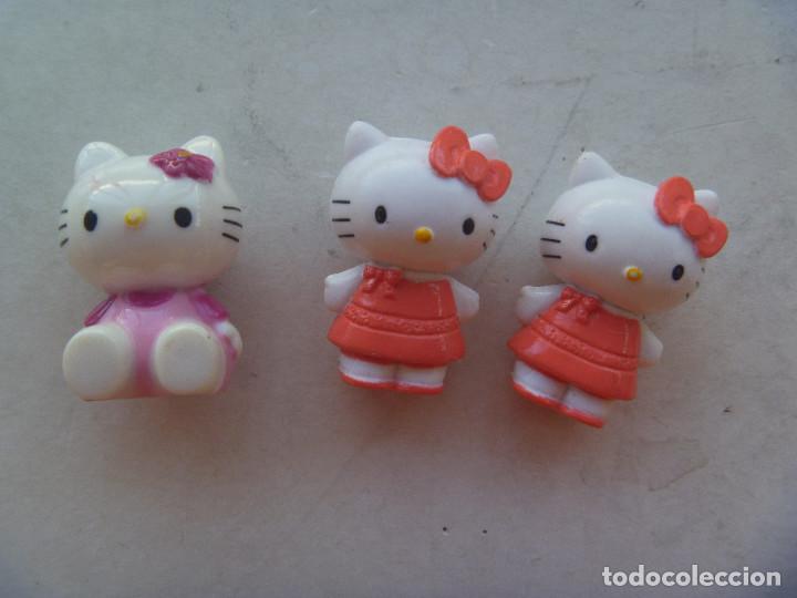 Figuras de goma Kinder: LOTE DE 3 FIGURAS DE KINDER : HELLO KITTY - Foto 1