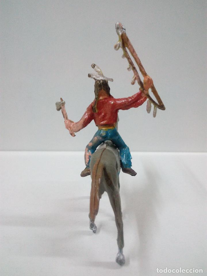 Figuras de goma y PVC: GUERRERO INDIO A CABALLO - Foto 4