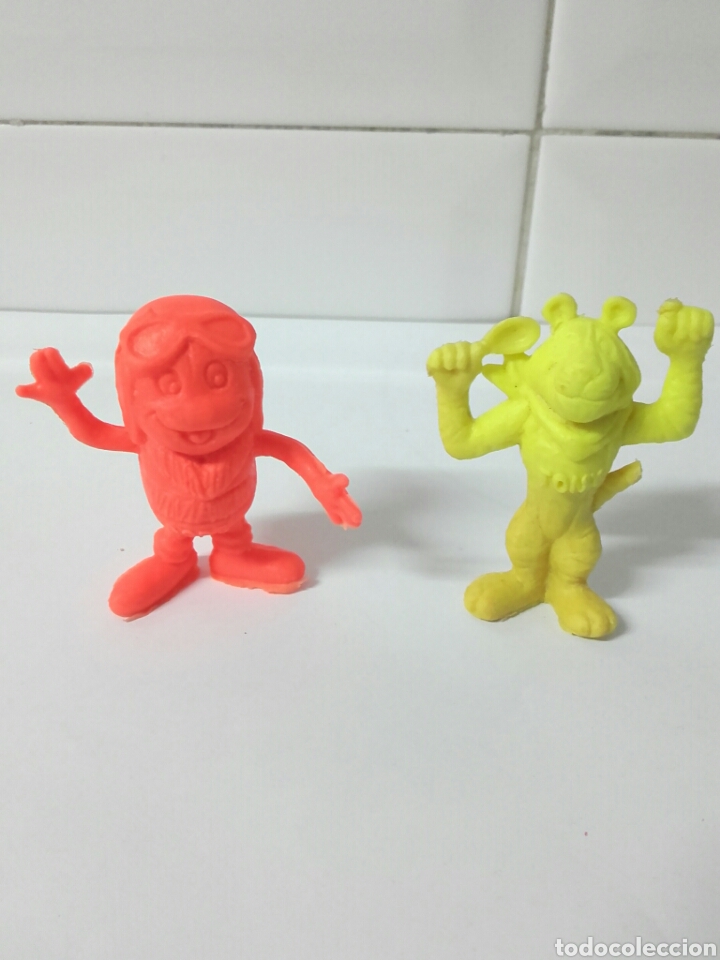 Rubber and PVC Figures: FIGURAS REGALO  KELLOGS, AMARILLA CON FALTAS