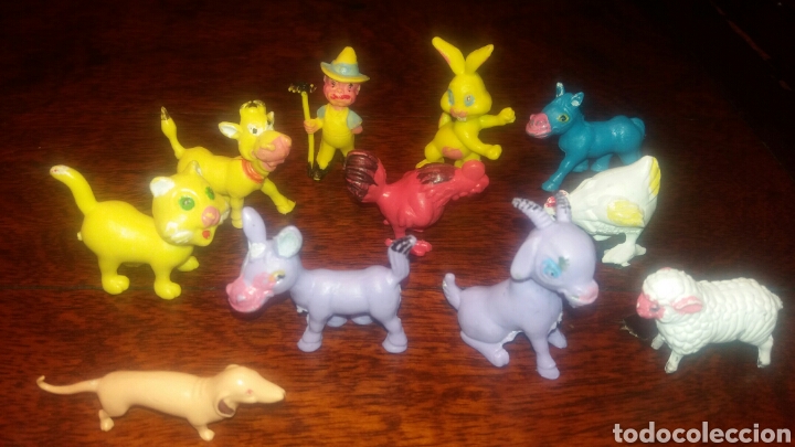 Rubber and PVC Figures: Lote de 11 figuras plastico hong kong 921 947 956 937 943 935 959 964 915 950 figura