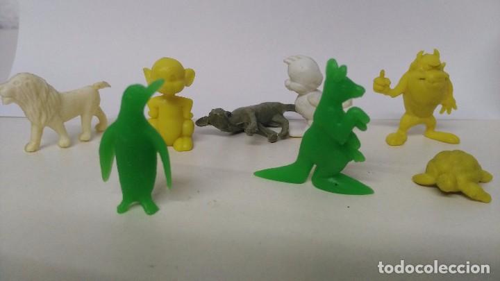 Figuras de goma y PVC: antiguo lote de figuras dunkin - Foto 1