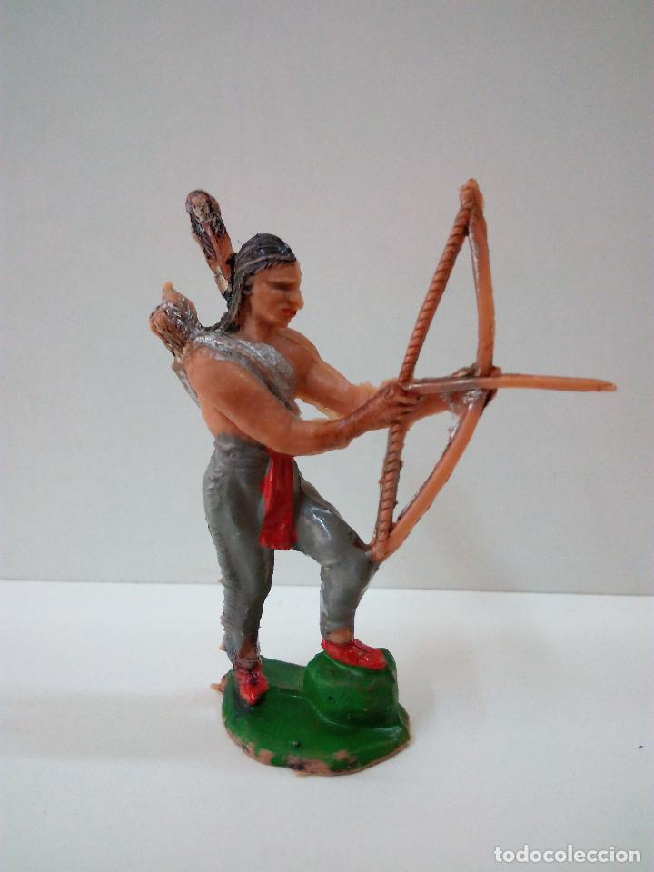 Figuras de goma y PVC: GUERRERO INDIO . JECSAN - Foto 1