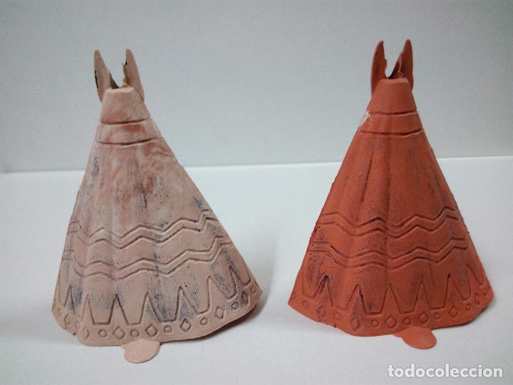 Figuras de goma y PVC: POBLADO INDIO . FIGURAS TIENDAS Y COMPLEMENTOS - Foto 8