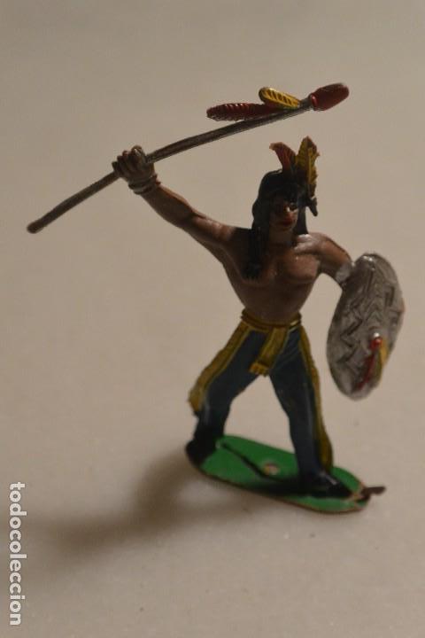 Figuras de goma y PVC: INDIO PINTADO DE COMANSI - Foto 1