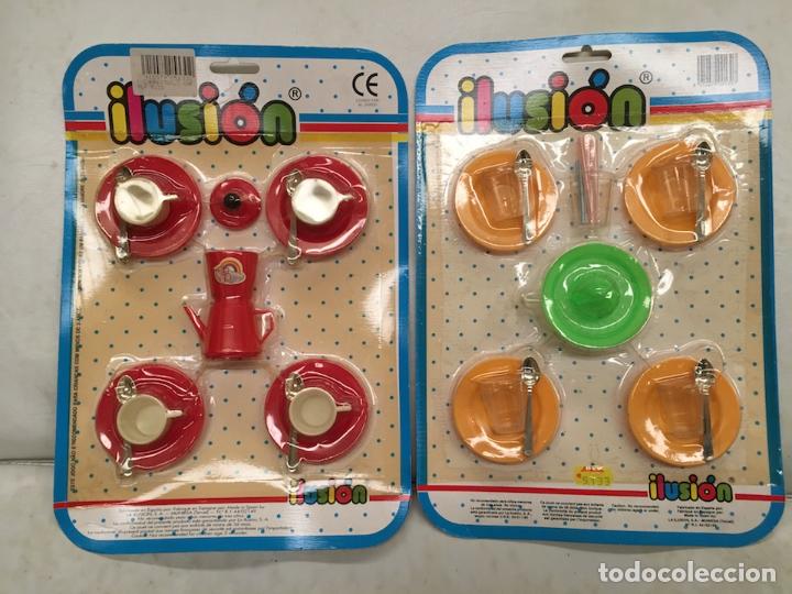 Gummi- und PVC-Figuren: SET DE NI&Ntilde;A COCINITAS A&Ntilde;OS 70 SIN ABRIR