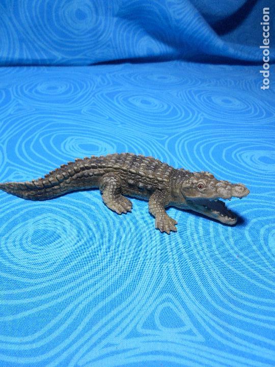 Figuras de goma y PVC: FIGURA COCODRILO MIDE UNOS 9 CM REF (1) - Foto 3
