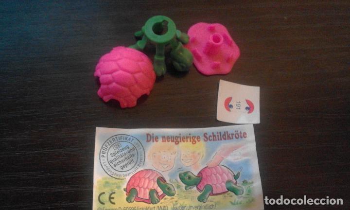 Kinder &Uuml;berraschung: Figurita Huevo Kinder Ferrero TORTUGA ROSA