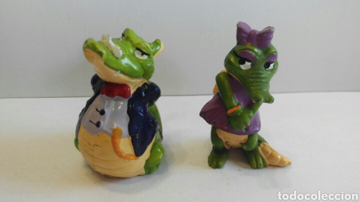 Figuras de goma Kinder: Lote figuras cocodrilo Kinder - Foto 1