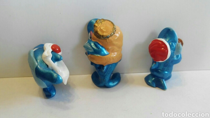 Figuras de goma Kinder: Lote figuras tiburon Kinder - Foto 2