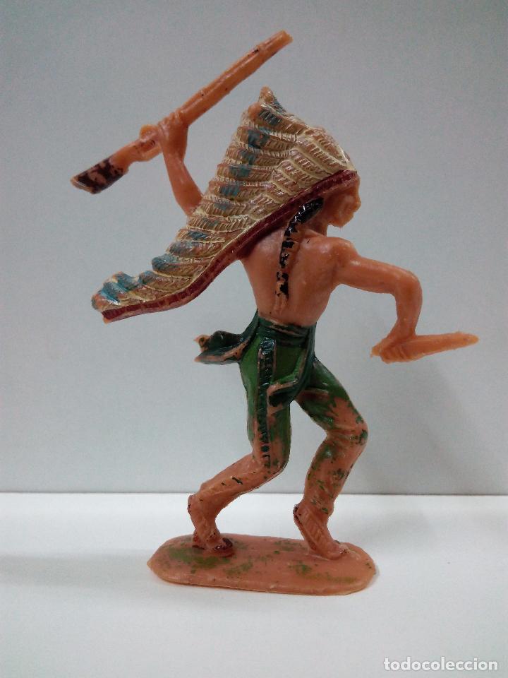 Figuras de goma y PVC: GUERRERO INDIO . - Foto 2