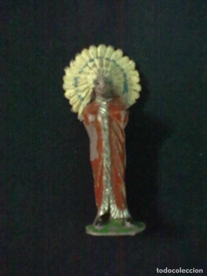 Figuras de goma y PVC: JEFE SIOUX INDIO - Foto 1