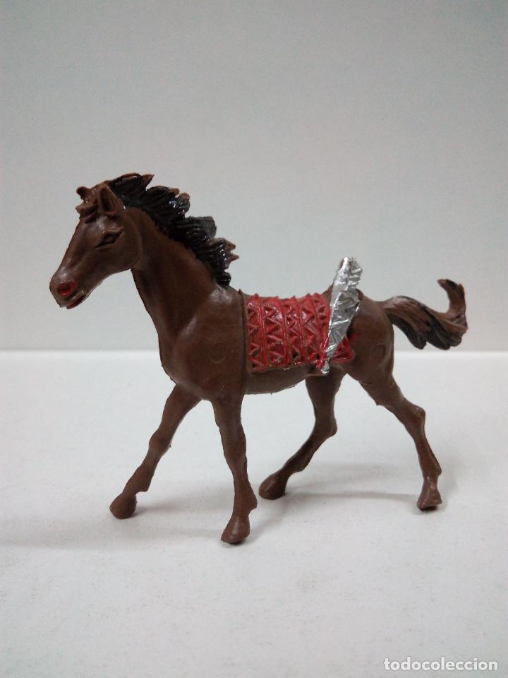 Figuras de goma y PVC: CABALLO INDIO . REALIZADO POR COMANSI - Foto 2