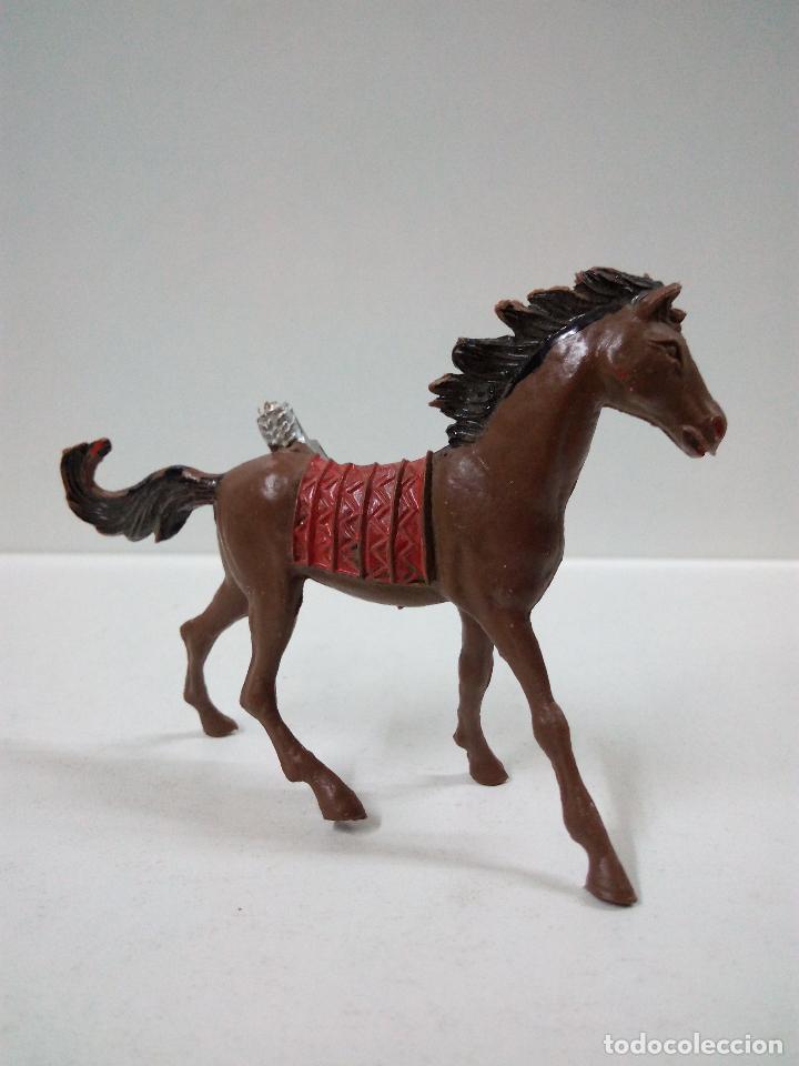 Figuras de goma y PVC: CABALLO INDIO . REALIZADO POR COMANSI - Foto 1