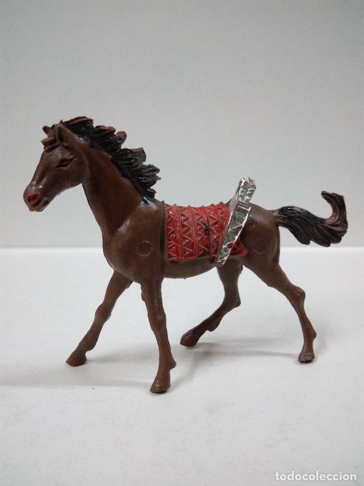 Figuras de goma y PVC: CABALLO INDIO . REALIZADO POR COMANSI - Foto 2