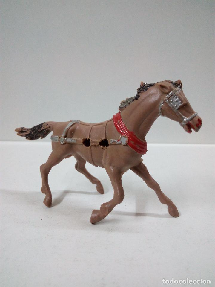 Figuras de goma y PVC: CABALLO DE TIRO . REALIZADO POR COMANSI - Foto 1