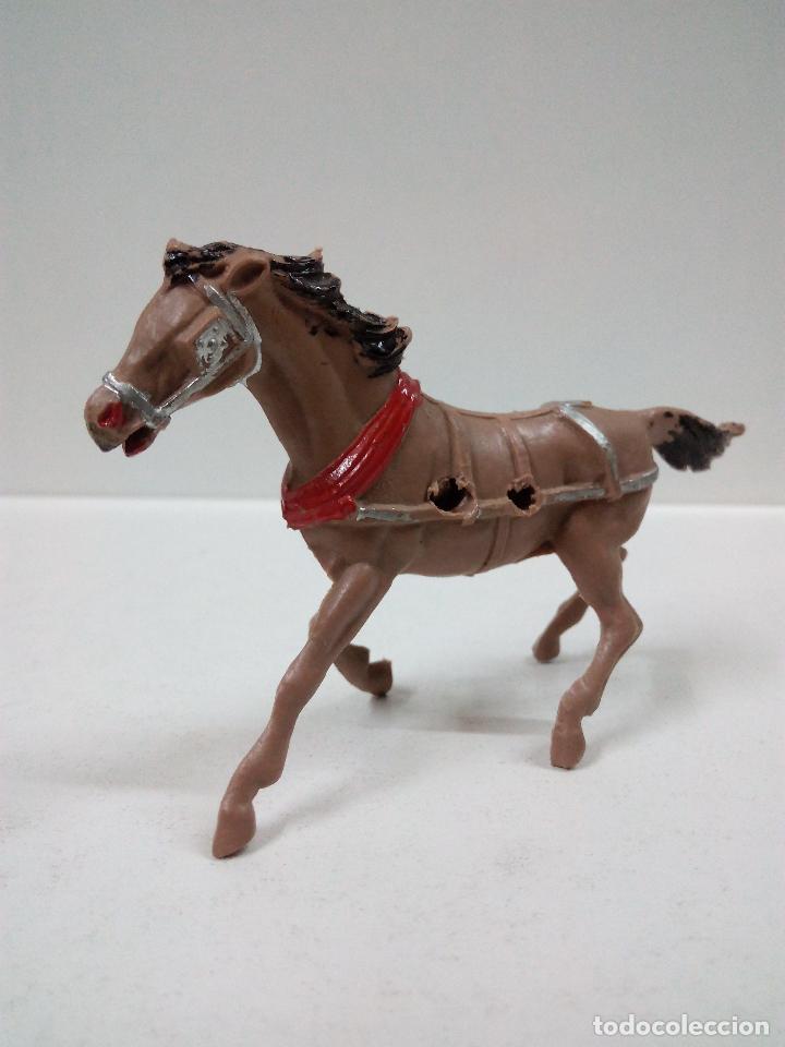 Figuras de goma y PVC: CABALLO DE TIRO . REALIZADO POR COMANSI - Foto 2