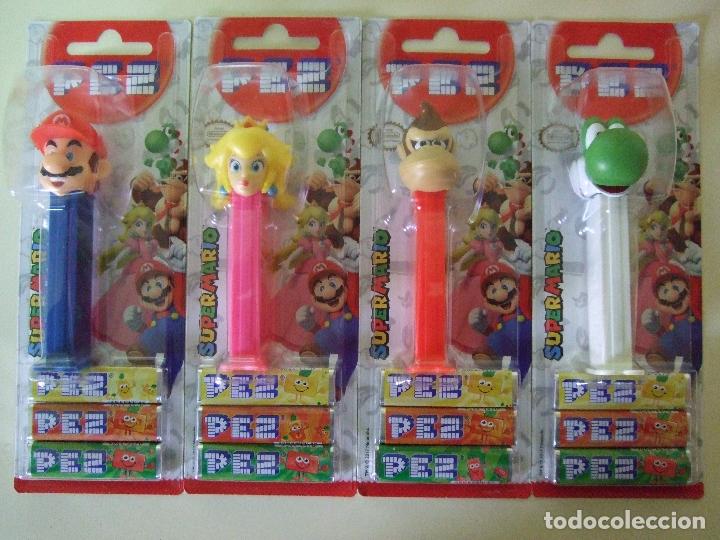 PEZ Princess Peach and Donkey Kong PEZ dispensers
