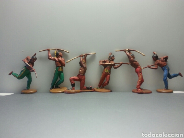 Figuras de goma y PVC: INDIOS GAMA GOMA A&Ntilde;OS 50 - Foto 1