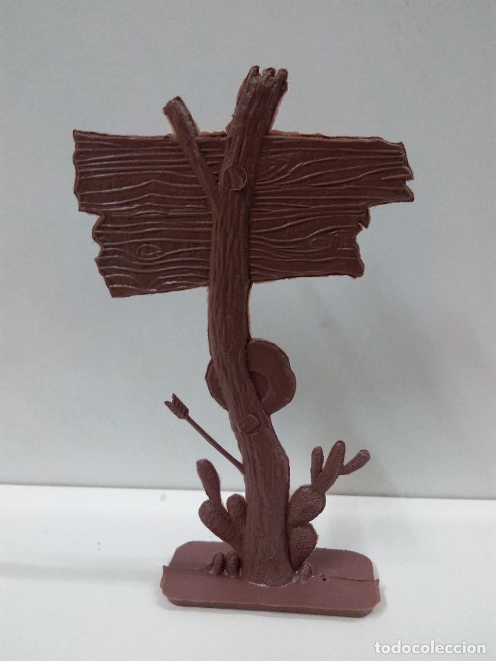 Figuras de goma y PVC: CARTEL DE TEXAS . COMPLEMENTO PARA DECORADO DEL OESTE - Foto 2