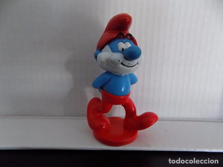 Figuras de goma y PVC: Figura  pitufo. PEYO  5 CM - Foto 1