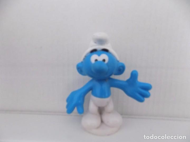 Figuras de goma y PVC: Figura pitufo, PEYO 5 CM - Foto 1