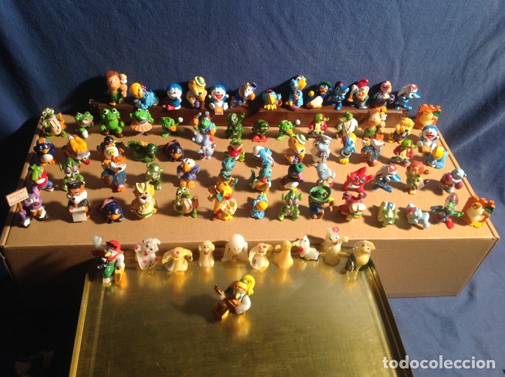 Figure di Gomma e PVC: ESPECTACULAR COLECCI&Oacute;N FERRERO A&Ntilde;OS 90 de 80 figuras muy dif&iacute;ciles de conseguir!! KINDER MPG EISMANN
