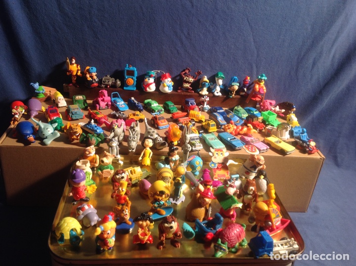 Figure di Gomma e PVC: COLECCI&Oacute;N ANTIGUA DE M&Aacute;S DE 100 FIGURAS DE LA COLECCI&Oacute;N DE MPG KINDER , muy dif&iacute;cil de conseguir!!