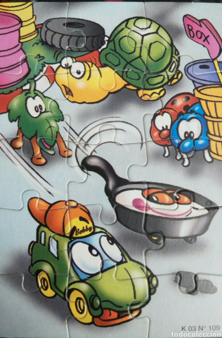 Figuras de goma Kinder: PUZZLE KINDER N3 - Foto 1