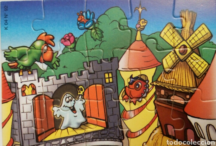 Figuras de goma Kinder: PUZZLE KINDER NUMERO 4 - Foto 1