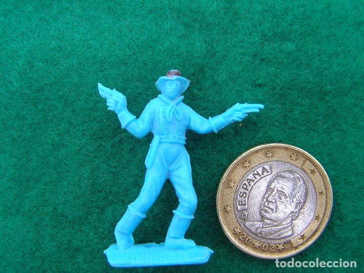 Figuras de goma y PVC: Soldado de la colecci&oacute;n Mini Oeste de Comansi. N&ordm; de ref. 115 - Foto 1