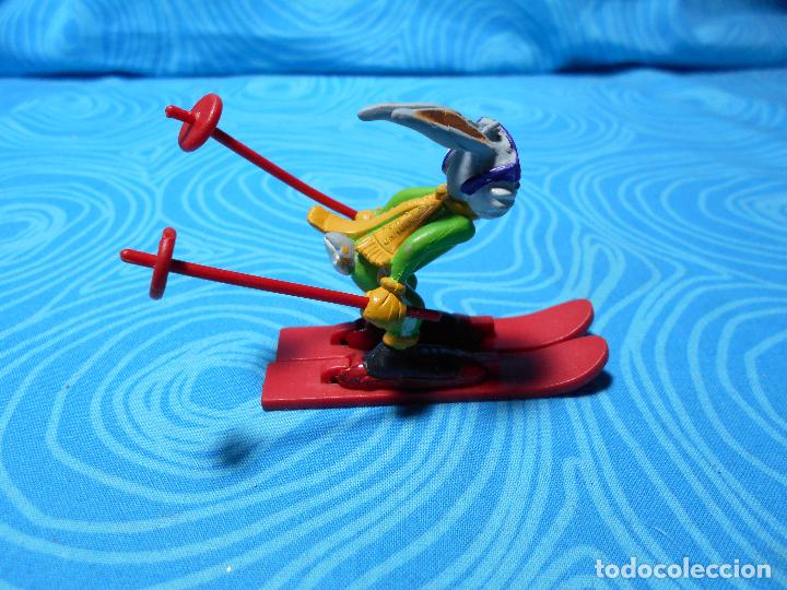 Figuras de goma y PVC: CONEJO BUGS BUNNY ESQUIANDO COMICS SPAIN 1990 REF (2) - Foto 5