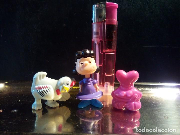 Figuras de goma Kinder: KINDER-LUCY-SNOOPY-3 PIEZAS. - Foto 1