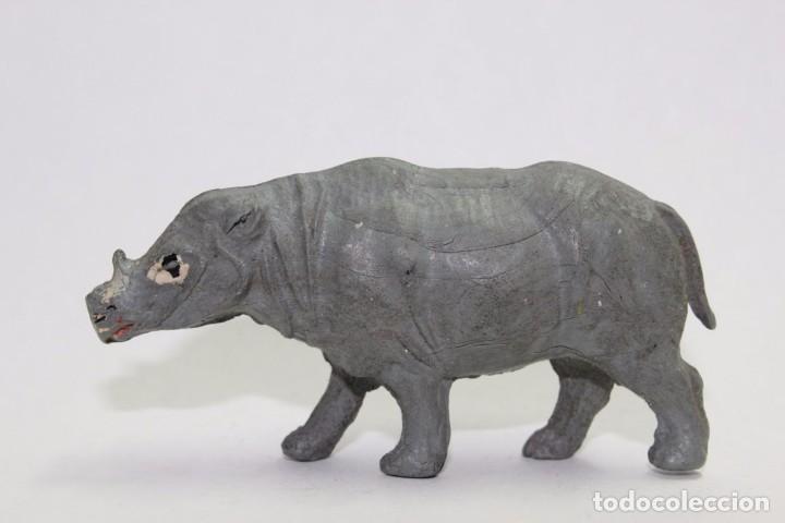 Figuras de goma y PVC: MARCA GAMA RINOCERONTE DE GOMA - Foto 1