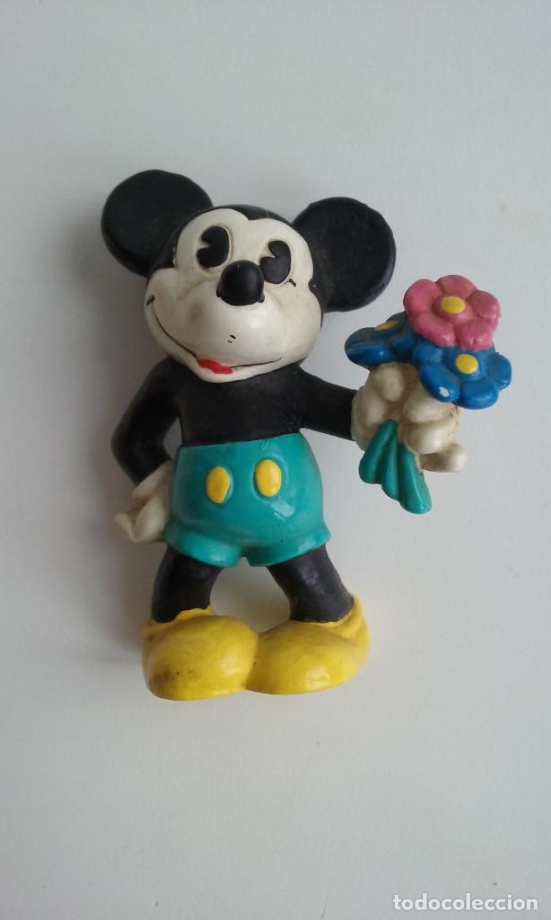 Figuras de goma y PVC: FIGURA EN GOMA MICKEY MOUSE. - Foto 1