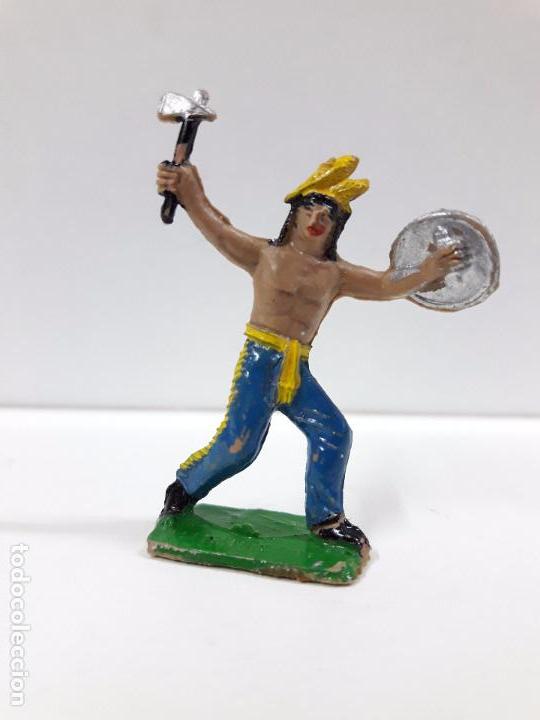 Figuras de goma y PVC: GUERRERO INDIO . COMANSI . MINI OESTE - Foto 1