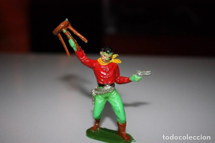 Figuras de goma y PVC: Vaquero Comansi A&ntilde;os 60 - Foto 3