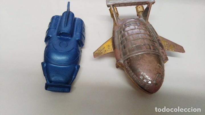 Figuras de goma y PVC: antiguas naves de comansi  thunderbird - Foto 1