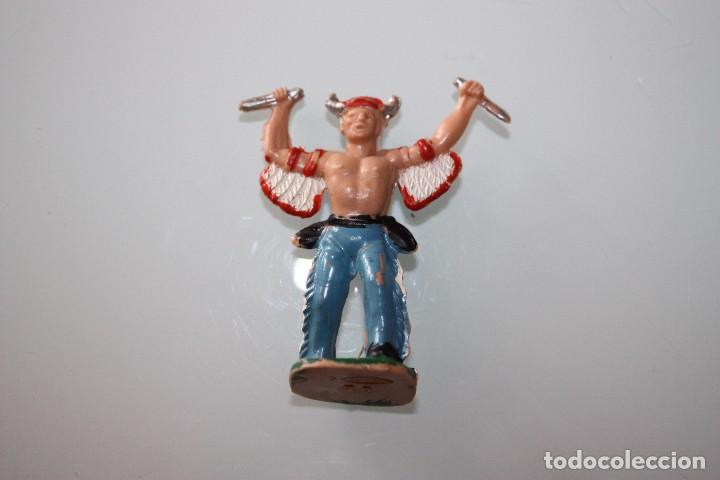 Figuras de goma y PVC: Indio Reamsa A&ntilde;os 60 - Foto 1