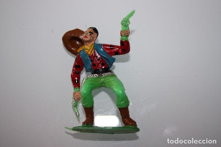 Figuras de goma y PVC: Vaquero Comansi A&ntilde;os 70 - Foto 1