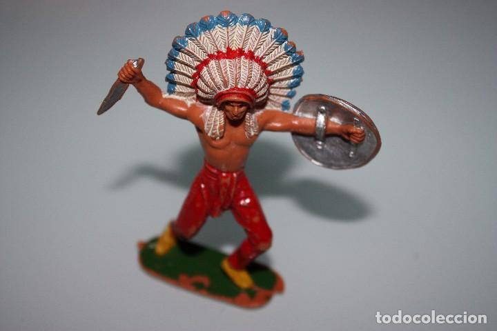 Figuras de goma y PVC: Indio Jecsan A&ntilde;os 70 - Foto 3