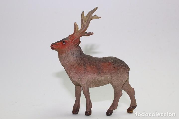 Figuras de goma y PVC: ANIMALES PECH HERMANOS CIERVO - Foto 1